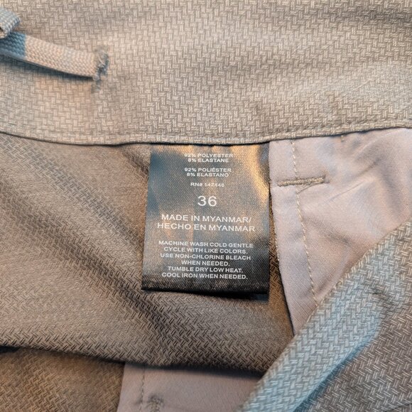 Hang Ten Gray Stretch Hybrid Shorts 36 | 10" Inseam - Picture 2 of 4